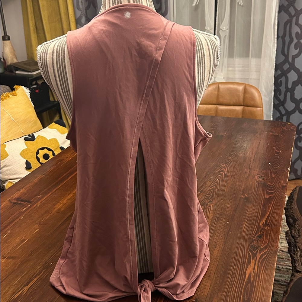 Yogalicious Mauve Sleeveless Top